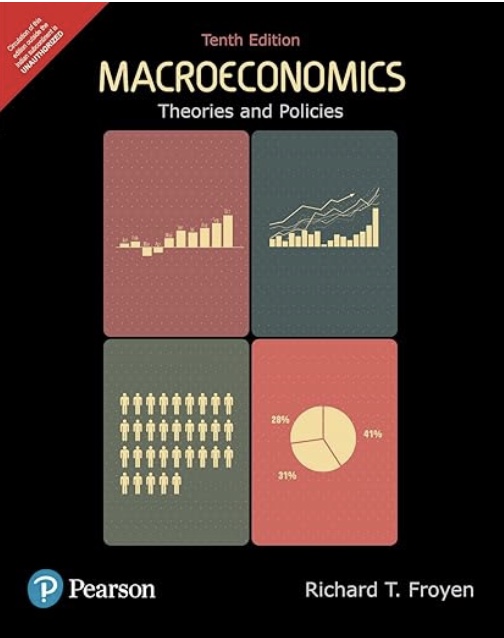 Book cover of Macroeconomics: Theories and Policies by Richard T. Froyen, a recommended reference for IAS Economics Optional macroeconomics preparation